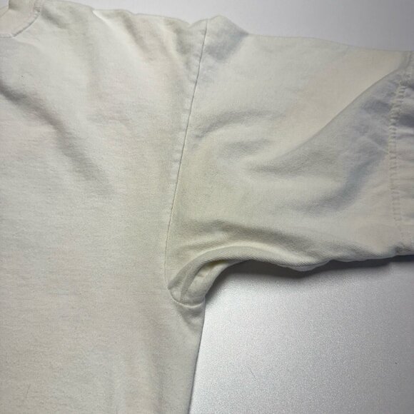 Vintage Anne Geddes T Shirt Mens Large White Christmas Snowman USA - Picture 6 of 10